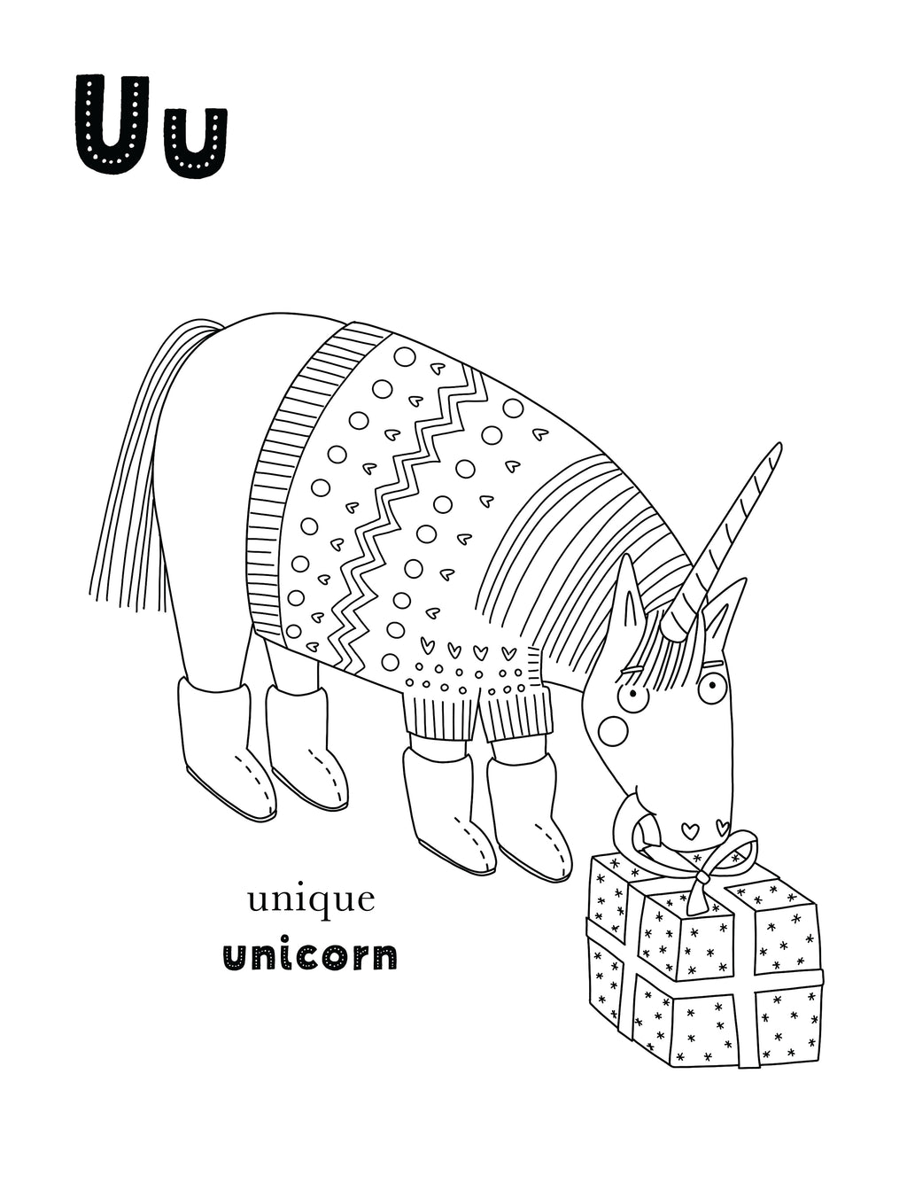 A Cosy Christmas Colouring Book