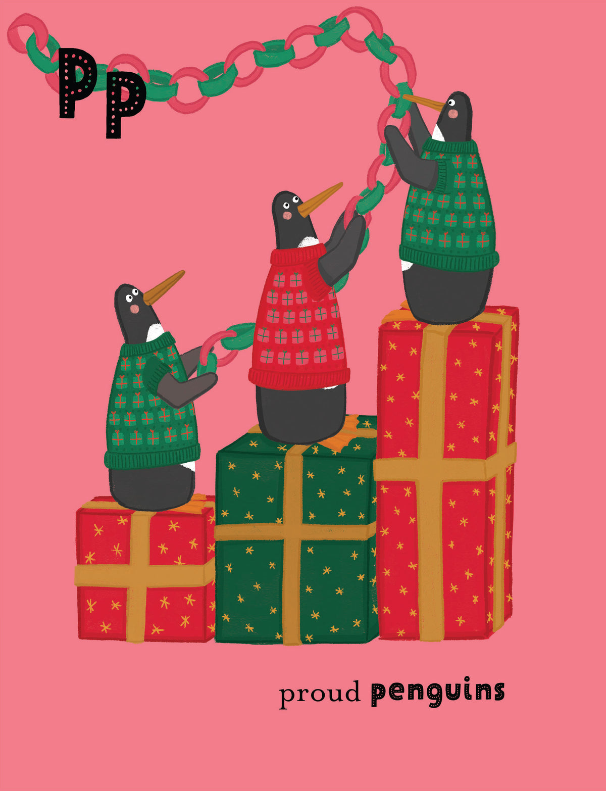 A Christmas Alphabet of Animals In Jumpers